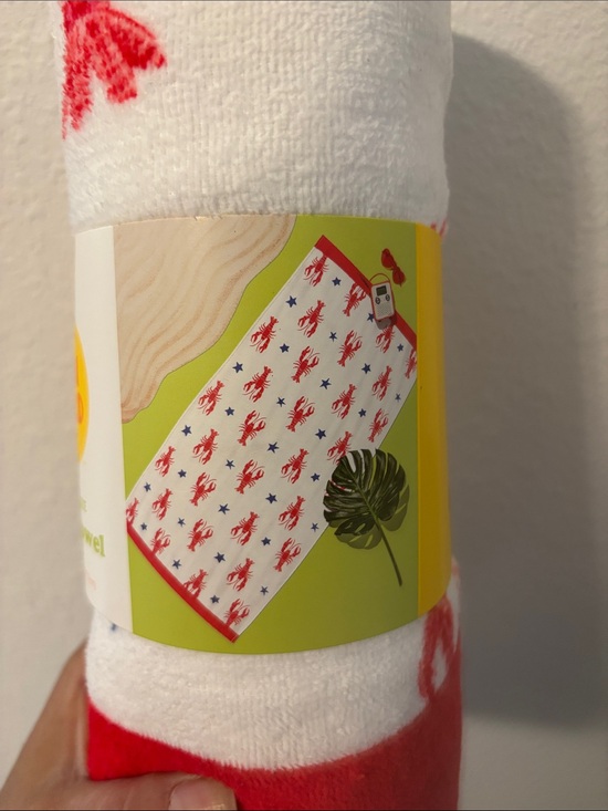 Other - Lobster Print Travel Size Towels